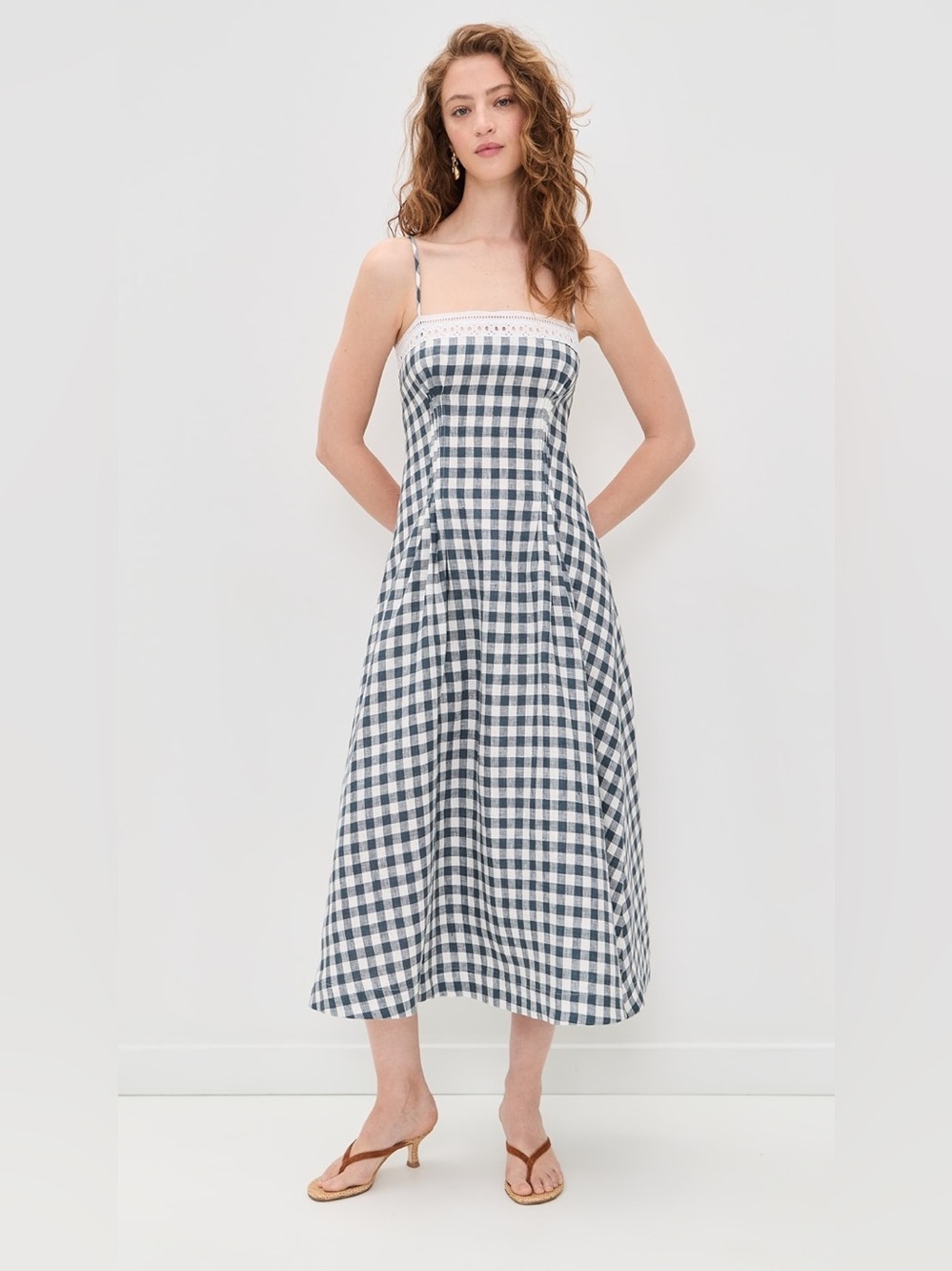 Reformation Pomona Linen Dress